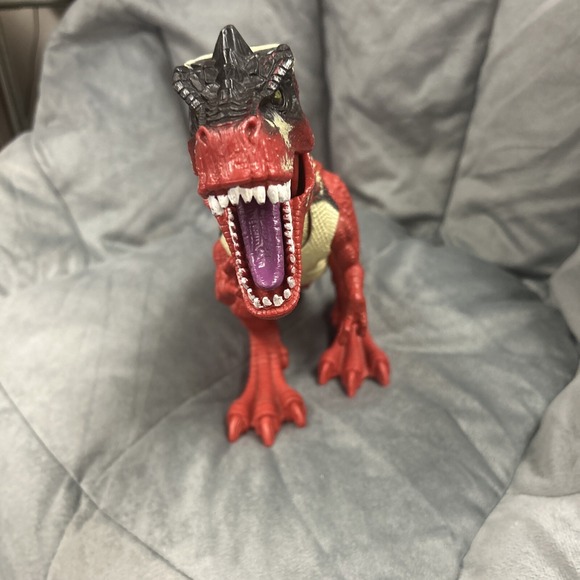Dinosaur Action Figure 12" T-Rex Roars Eyes Glow Animal Planet Extreme Adventure - Picture 1 of 3